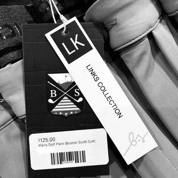 Men’s Boston Scott Golf Slim Straight Tech Pant (Off-White) *NWT - Picture 3 of 3